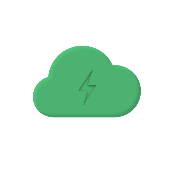 Cloud Battery Icon